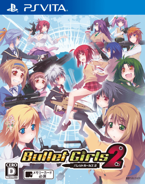 Bullet Girls 2 box art for Playstation Vita